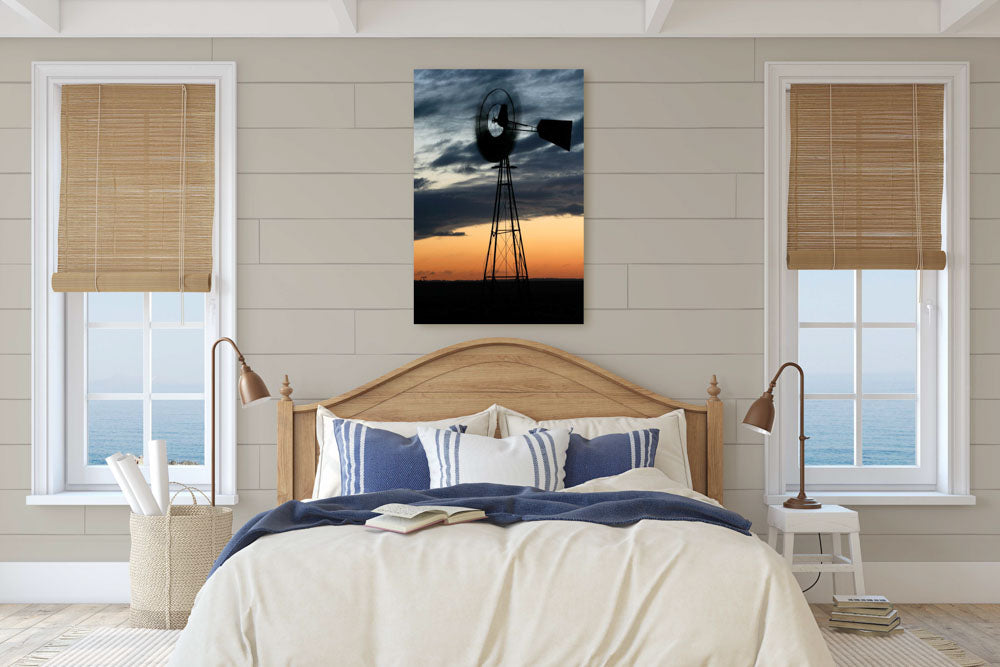 Windmill at Sunrise, Thunder Basin National Grassland, Wyoming