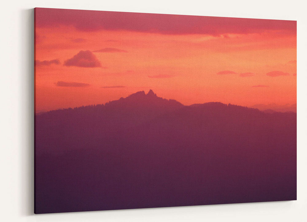 Tidbits Mountain at Sunset, Willamette National Forest, Oregon