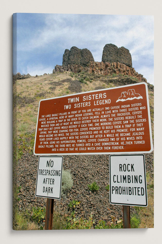 Twins Sisters Basalt Pillars, Oregon, USA