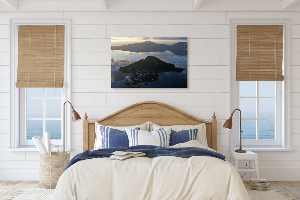 Wizard Island and Crater Lake, Crater Lake National Park, Oregon