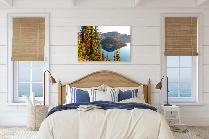 Wizard Island and Llao Rock, Crater Lake National Park, Oregon