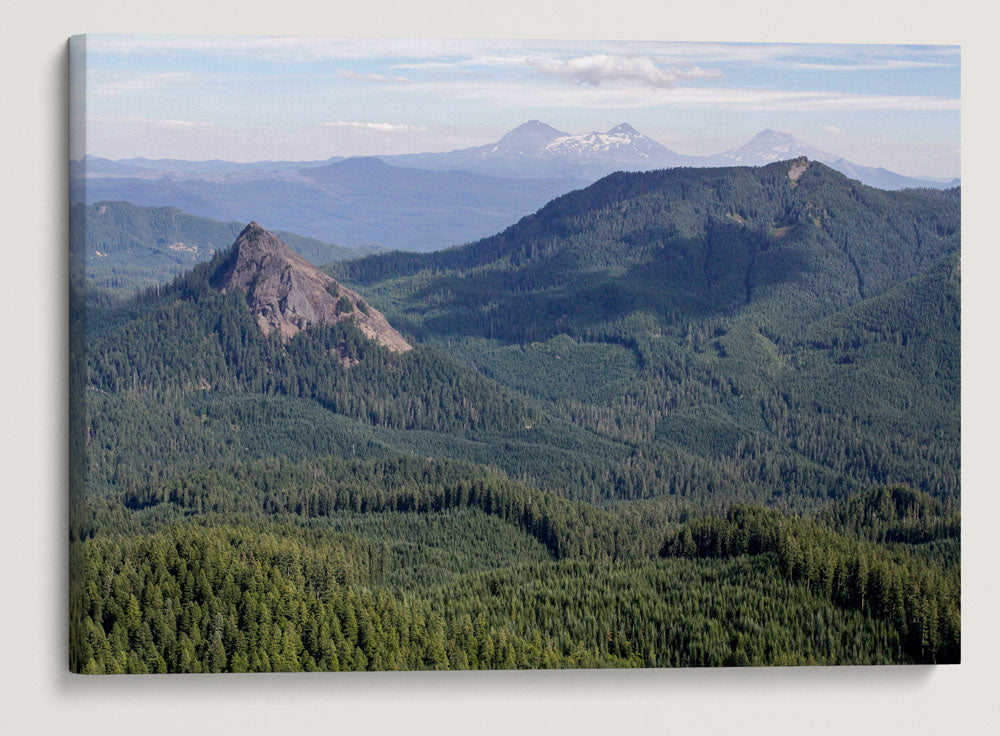 Wolf Rock Aerial View, Carpenter Mountain, Three Sisters Wilderness, Oregon