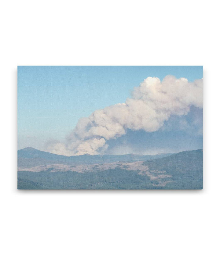 Milli Wildfire Smoke Column, Deschutes National Forest, Oregon