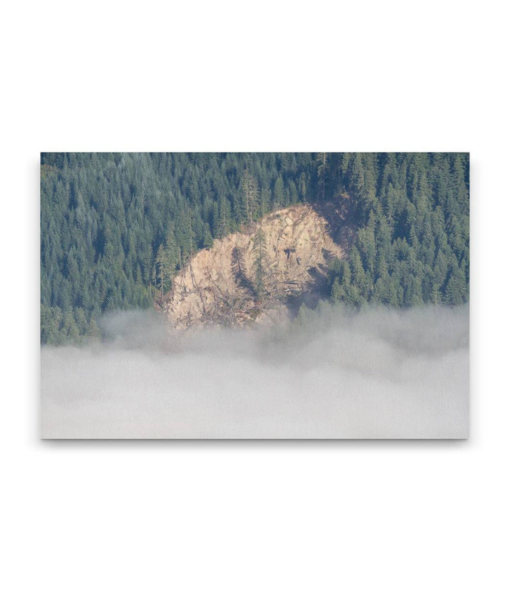 Trapper Slide and Marine Layer, Willamette National Forest, Oregon, USA