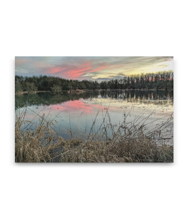 Sunset at William L. Finley National Wildlife Refuge, Oregon, USA