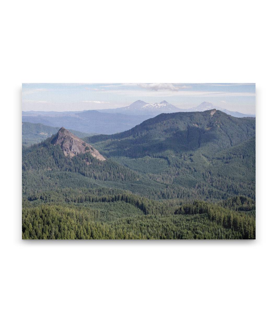 Wolf Rock Aerial View, Carpenter Mountain, Three Sisters Wilderness, Oregon
