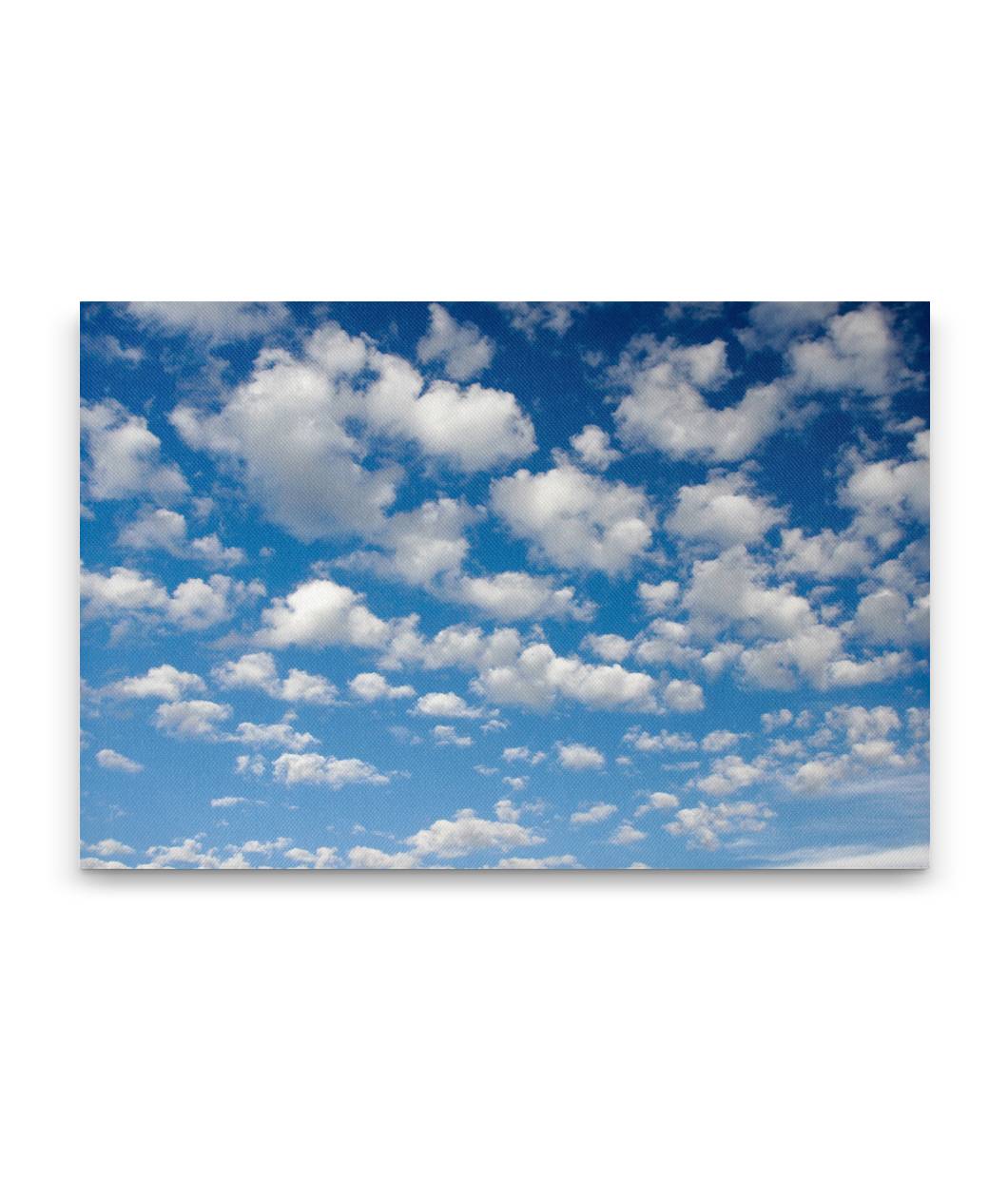 Cirrus Clouds and Blue Sky Over Cascades Mountains, Carpenter Mountain, Oregon