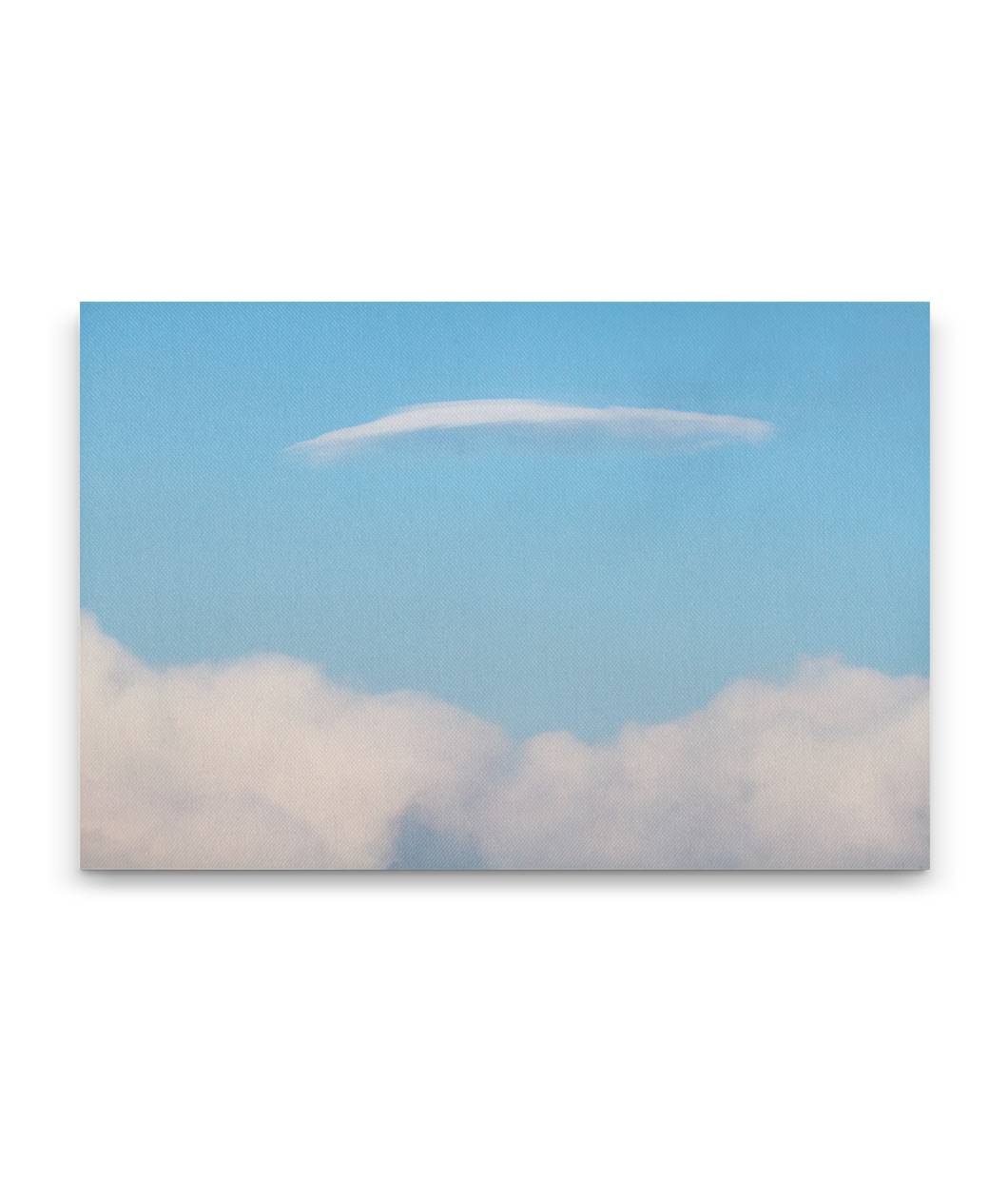 Lenticular Cloud Over Cascades Mountains, Willamette National Forest, Oregon