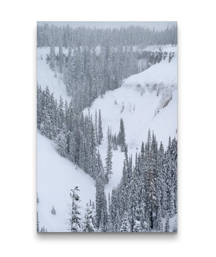 Annie Creek Canyon in Winter, Crater Lake National Park, Oregon