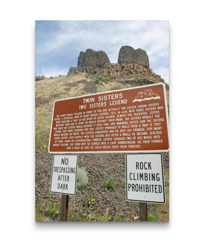 Twins Sisters Basalt Pillars, Oregon, USA