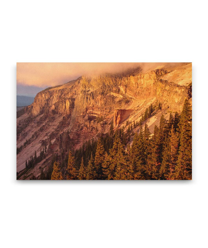 Pumice Castle, Pumice Castle Overlook, Crater Lake National Park, Oregon, USA