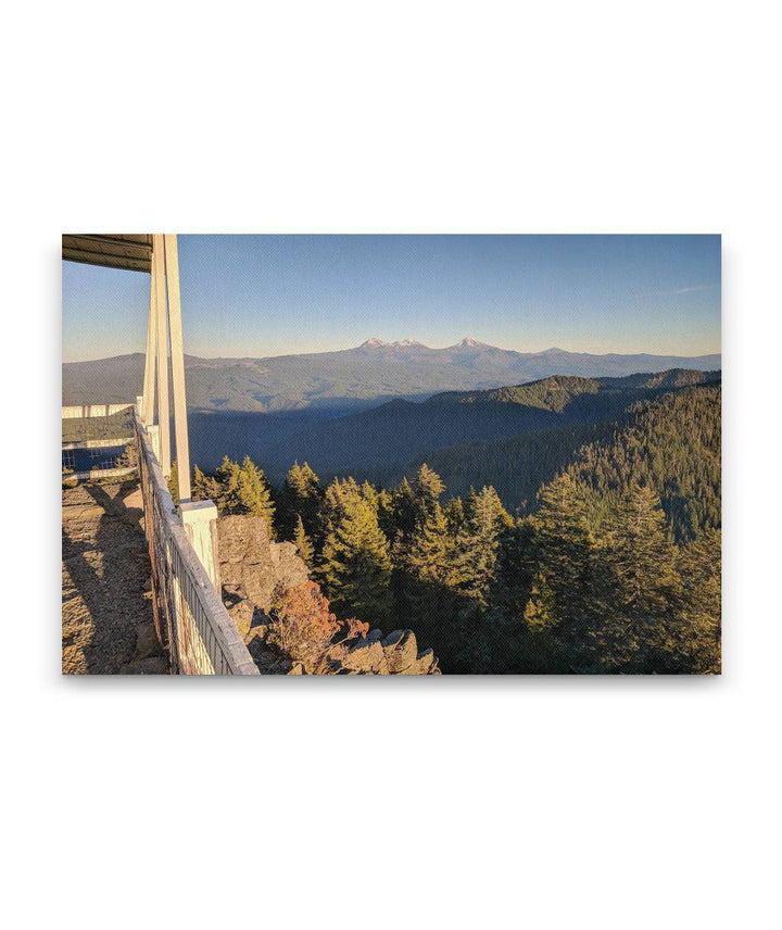 Three Sisters Wilderness From Carpenter Mountain Fire Lookout, Willamette National Forest, Oregon, USA