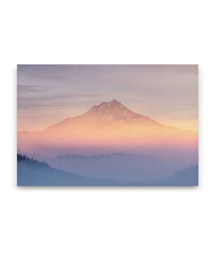 Mount Jefferson At Sunrise, Mount Jefferson Wilderness, Oregon