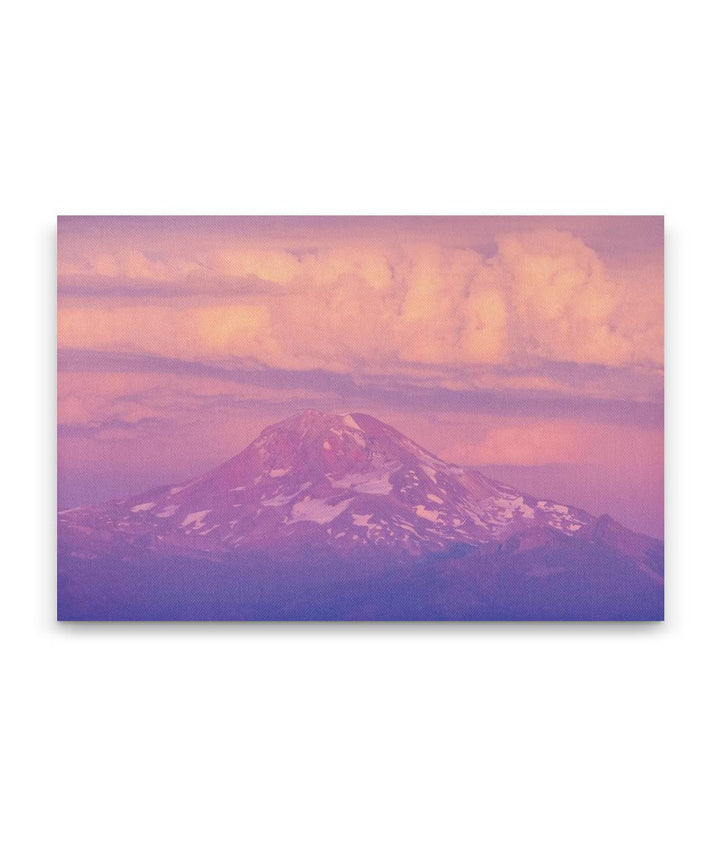 South Sister and Clouds at Sunset, Three Sisters Wilderness, Oregon, USA