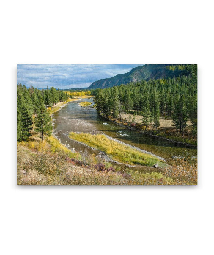 Blackfoot River at Autumn, Montana, USA