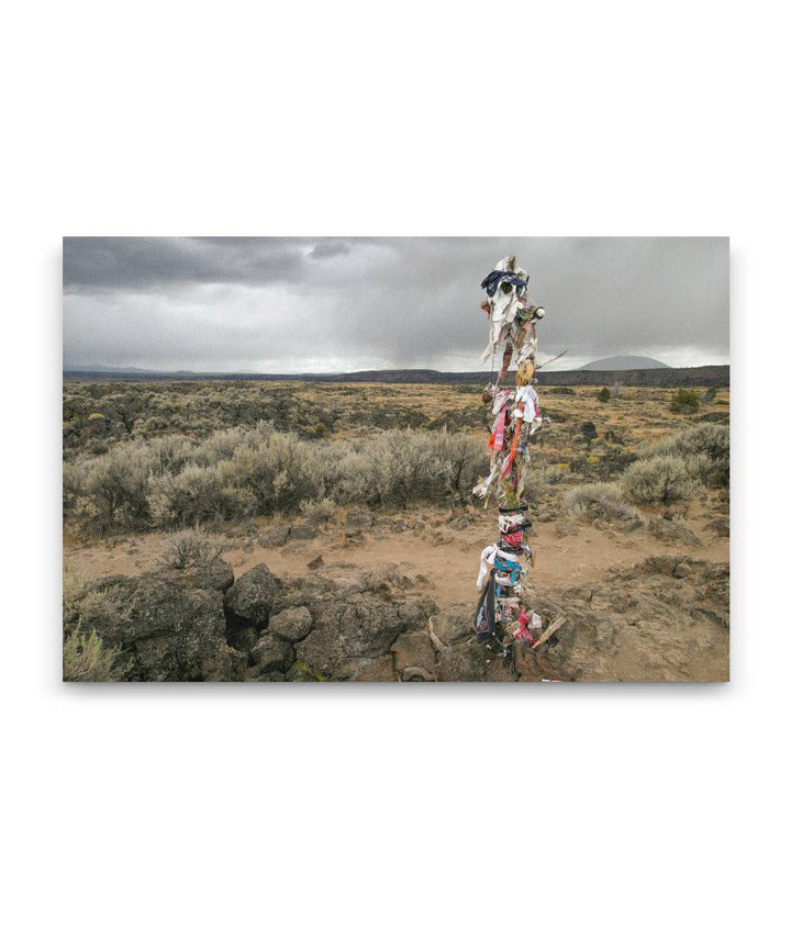 Native American Memorial, Captain Jack's Stronghold, Lava Beds National Monument, California