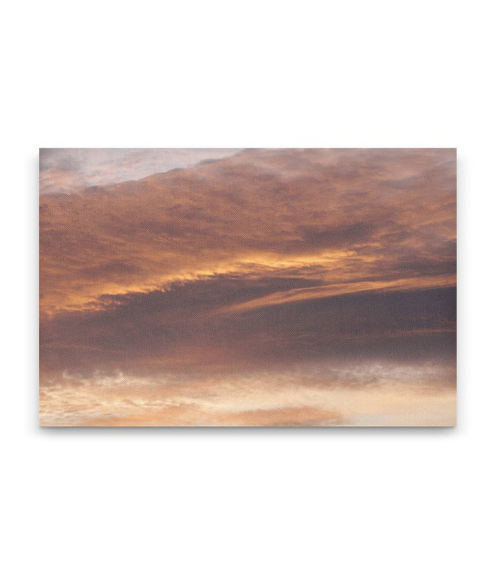 Sunrise-Colored Cirrus Clouds, Carpenter Mountain, Oregon