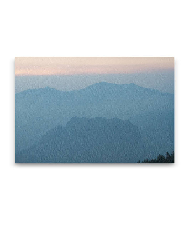 Wolf Rock and Wildfire Smoke, Willamette National Forest, Oregon