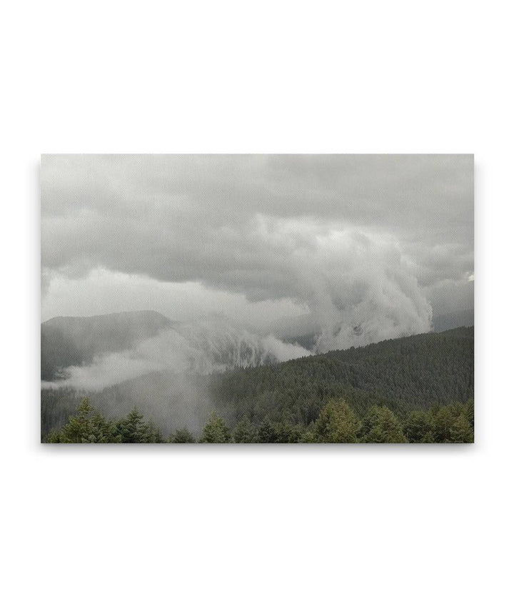 Thunderstorm Over H.J. Andrews Experimental Forest, Oregon, USA