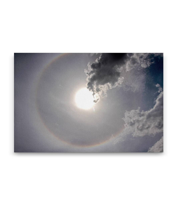 Sun Dog and Clouds, Charles M. Russell National Wildlife Refuge, Montana, USA