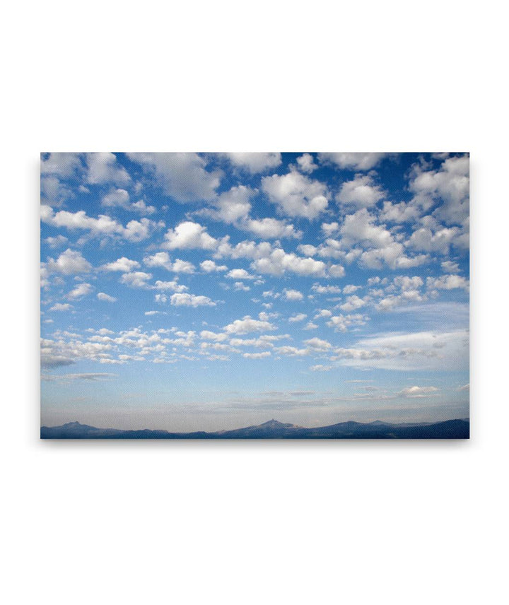 Cirrus Clouds Over Cascades Mountains, Oregon