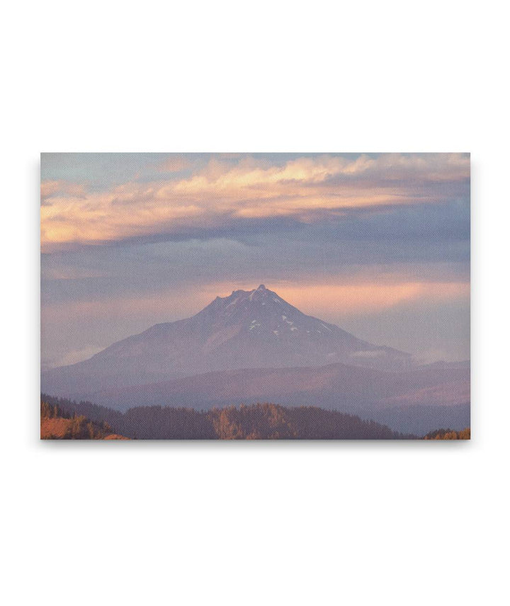 Mount Jefferson At Sunset, Mount Jefferson Wilderness, Oregon