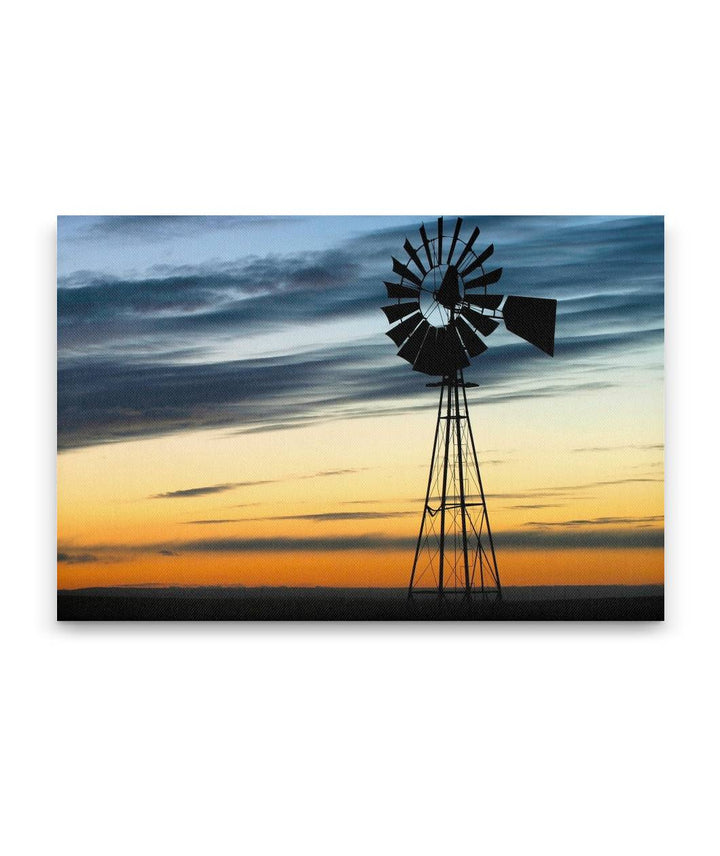 Windmill at Sunrise, Thunder Basin National Grassland, Wyoming