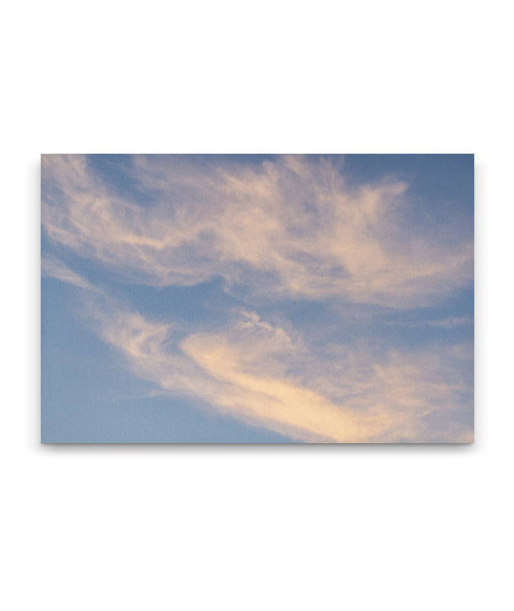 Cirrus Clouds Over Cascades Mountains, Willamette National Forest, Oregon, USA