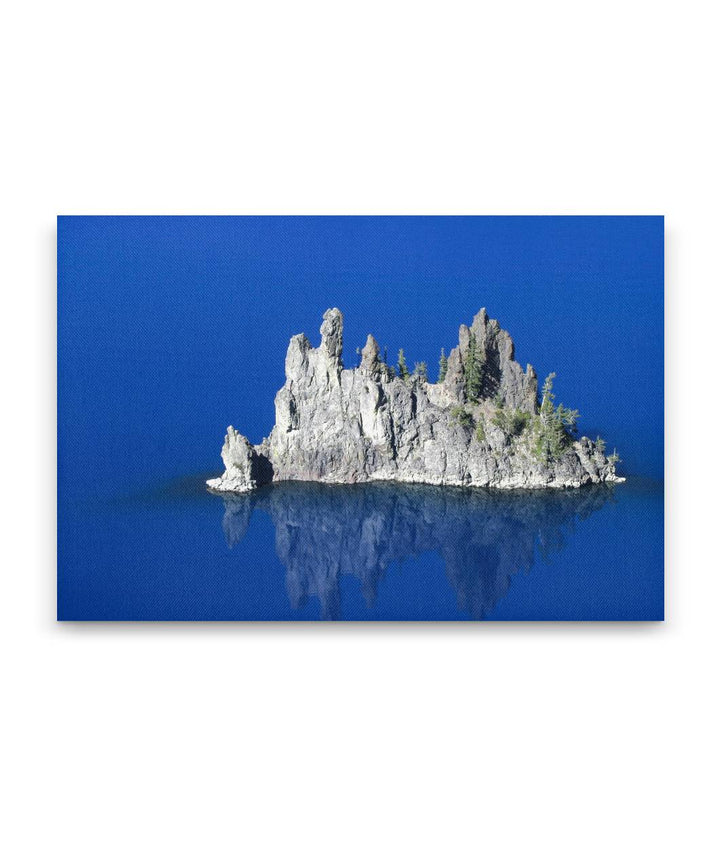 Phantom Ship and Blue Waters, Crater Lake National Park, Oregon