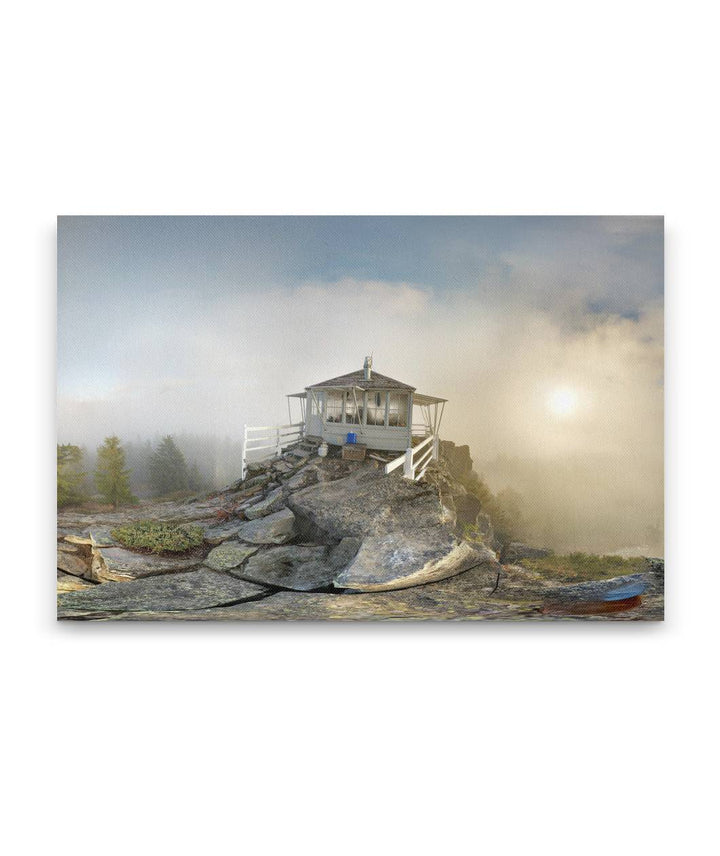 Carpenter Mountain Fire Lookout Panorama, HJ Andrews Forest, Oregon, USA