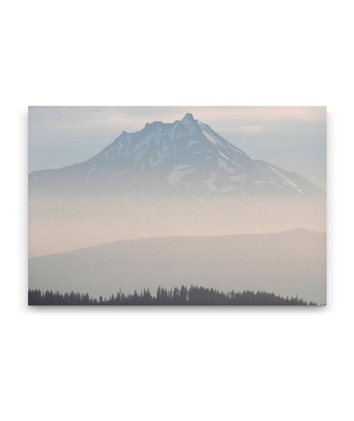 Mount Jefferson and Heavy Wildfire Smoke, Willamette National Forest, Oregon