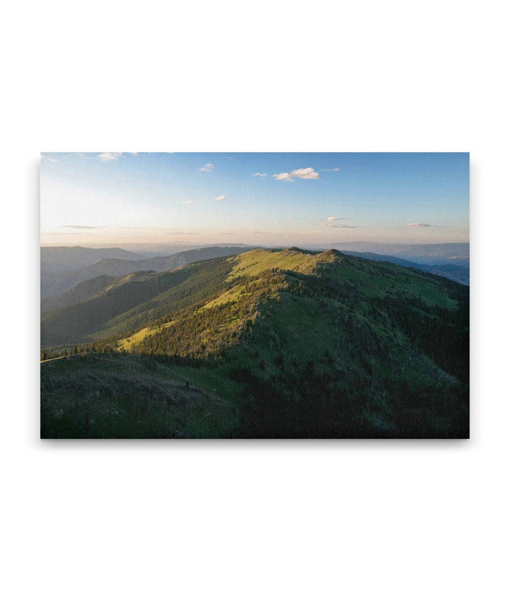 Forested Ridgeline From Heavens Gate, Hells Canyon Wilderness, Nez Perce National Forest, Idaho, USA