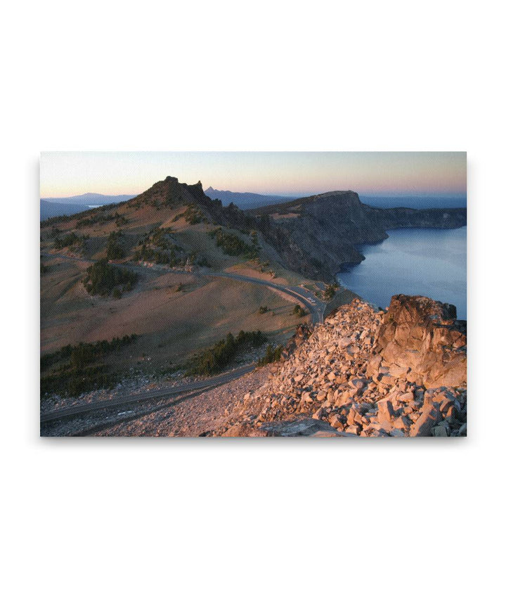 Hillman Peak and West Rim road, Crater Lake National Park, Oregon