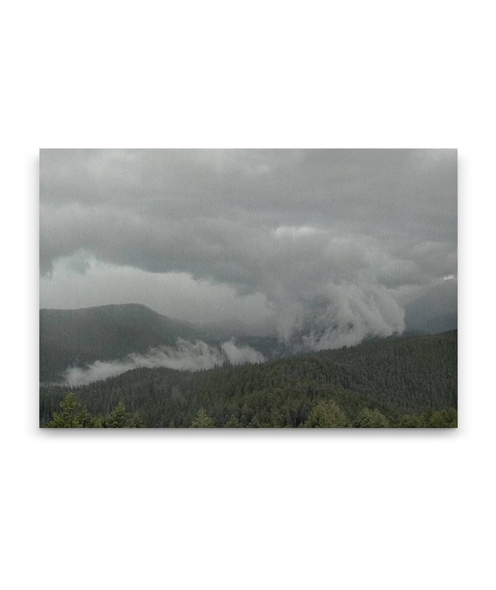 Thunderstorm Over H.J. Andrews Experimental Forest, Oregon, USA