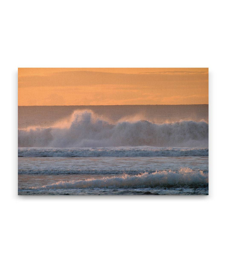 Pacific Ocean surf Sunset, Oregon Dunes, Oregon
