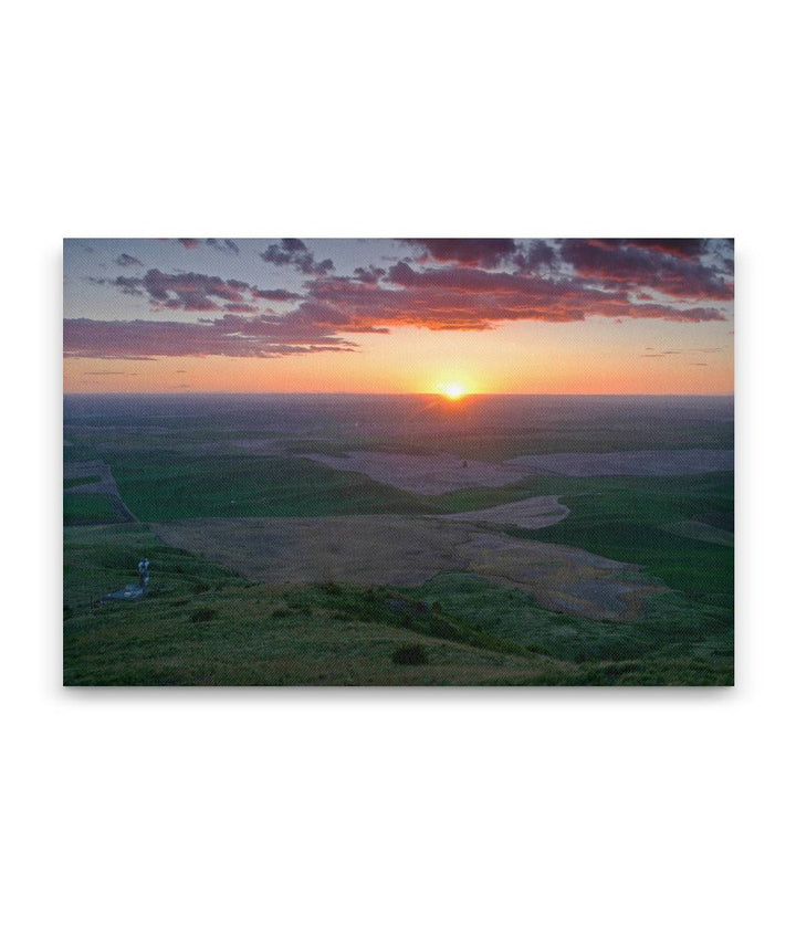 Sunrise Over The Palouse, Steptoe Butte State Park, Washington