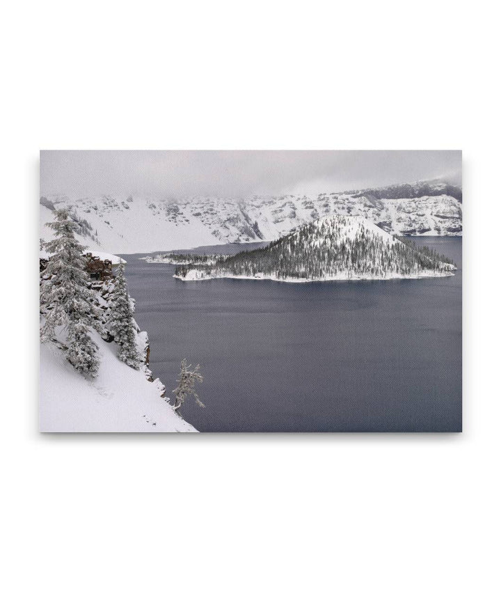 Sinnott Memorial and Wizard Island, Crater Lake National Park, Oregon