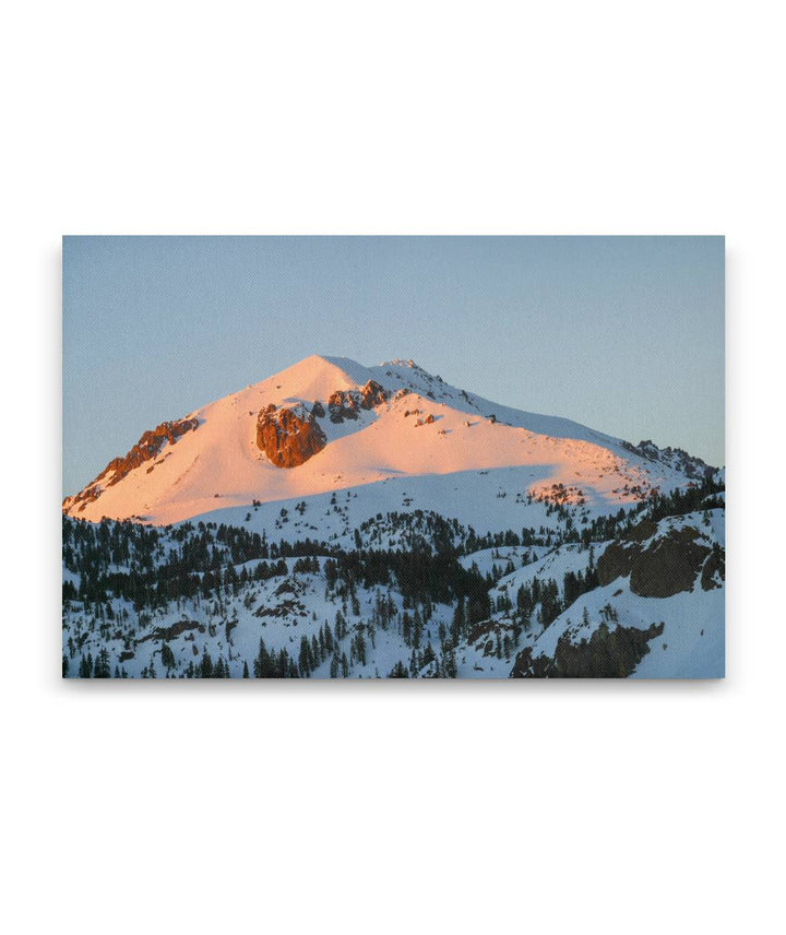 Lassen Peak in Winter, Lassen Volcanic National Park, California