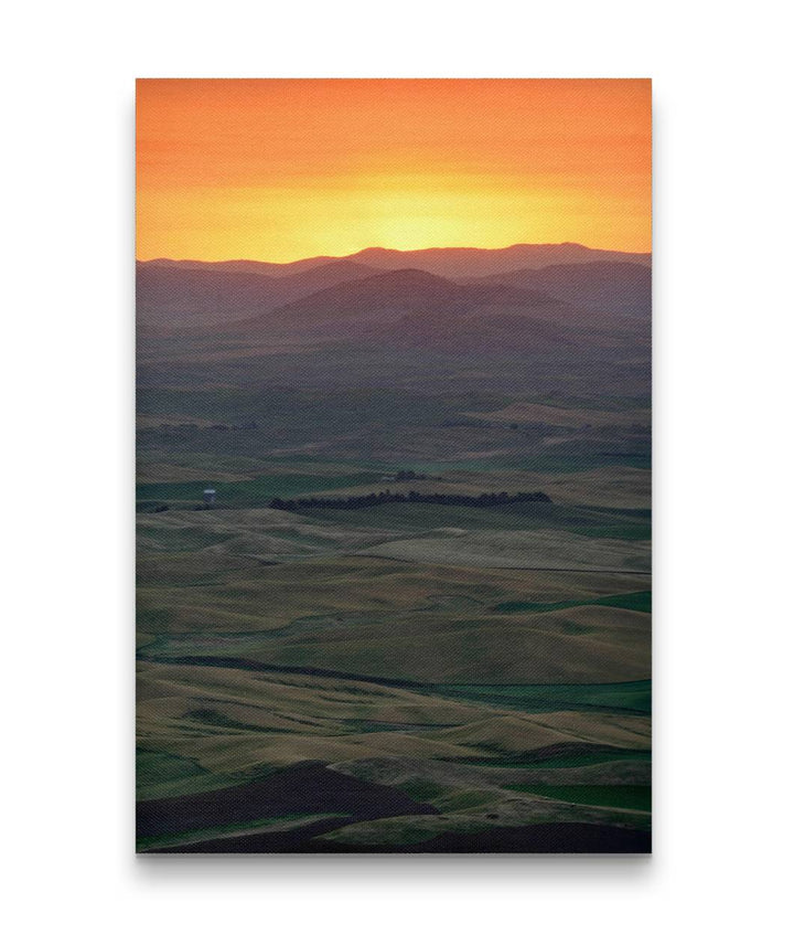 Sunset Over The Palouse, Steptoe Butte, Washington, USA