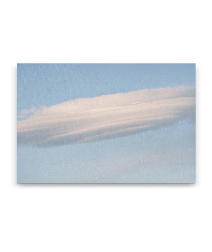 Lenticular Clouds Over Cascades Mountains, Willamette National Forest, Oregon