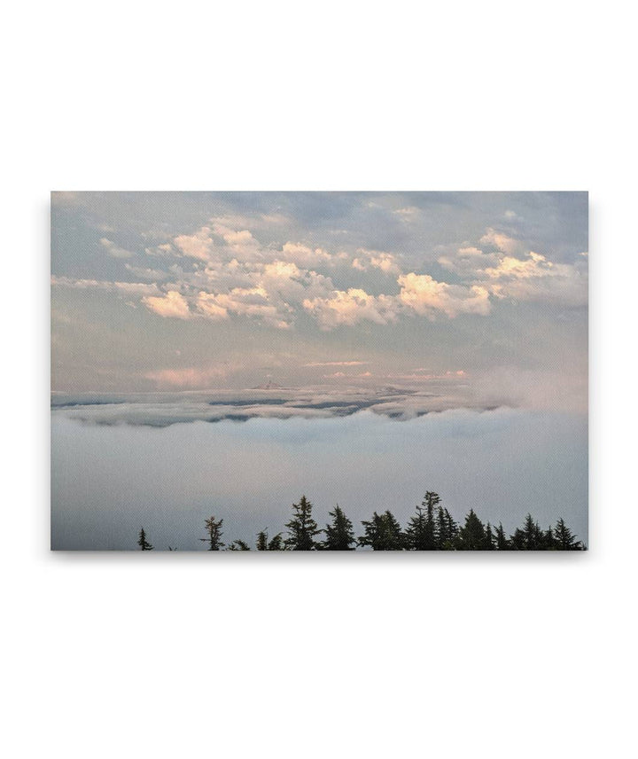 Clouds Over Cascades Mountains, Willamette National Forest, Oregon, USA