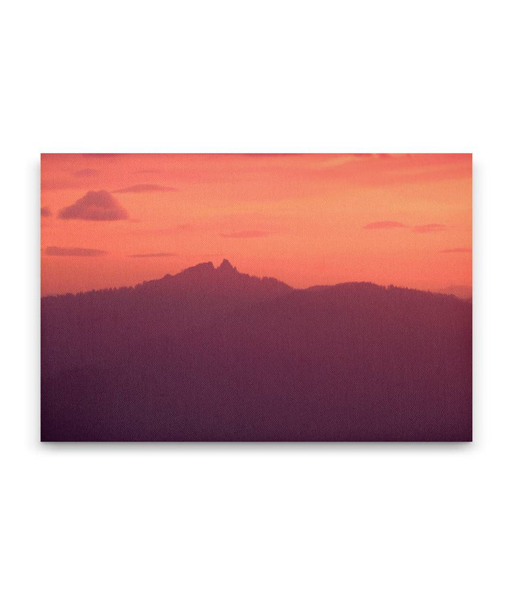 Tidbits Mountain at Sunset, Willamette National Forest, Oregon