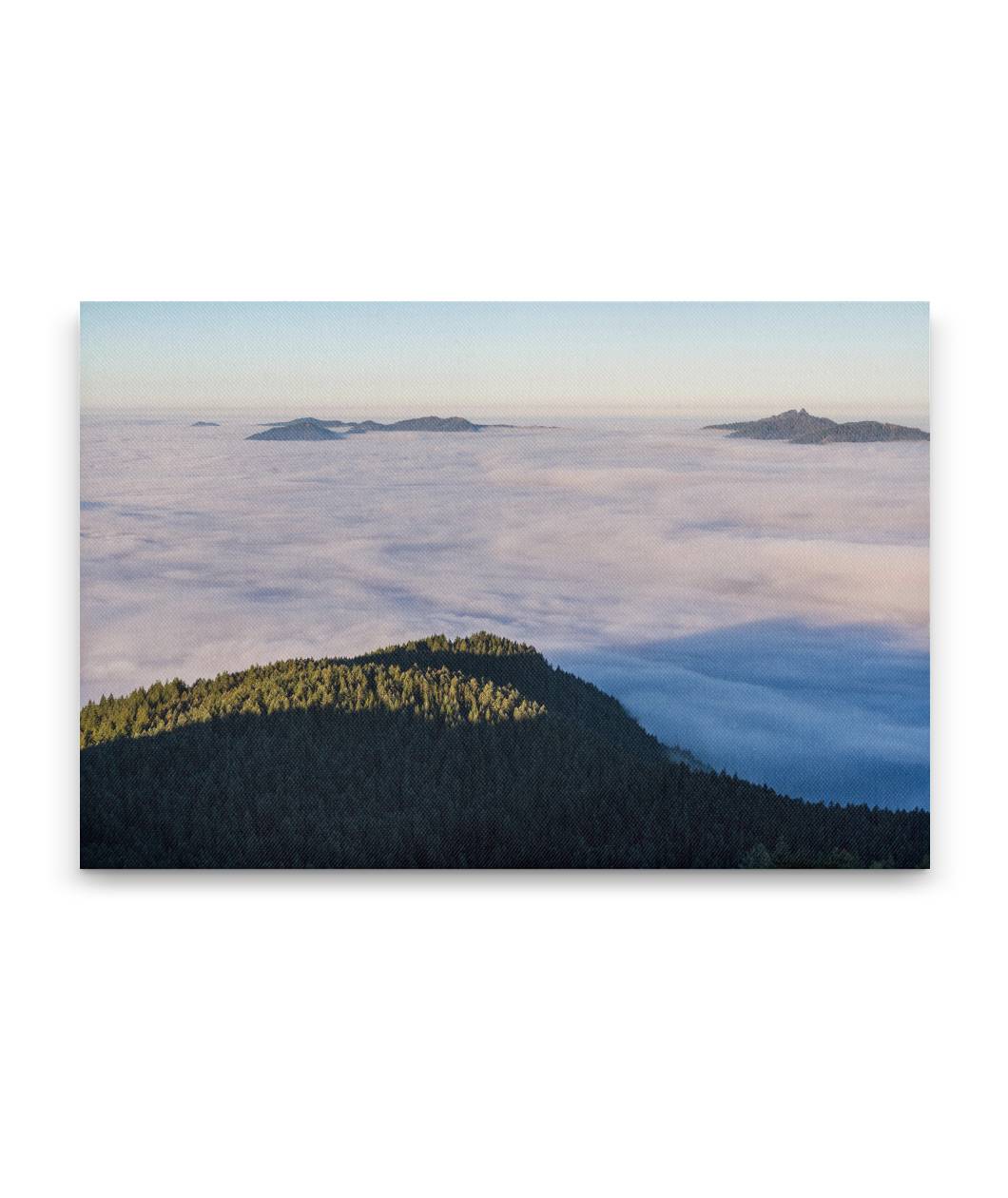 Marine Layer Over West Cascades From Carpenter Mtn Fire Lookout, Willamette Forest, Oregon