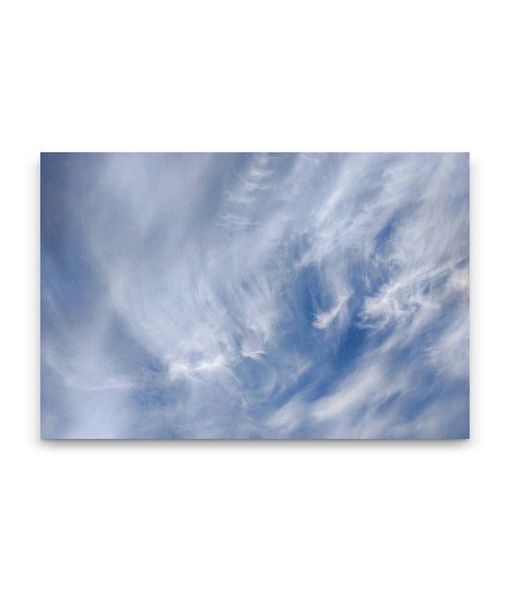 Cirrus Clouds Over Cascades Mountains, Willamette National Forest, Oregon, USA